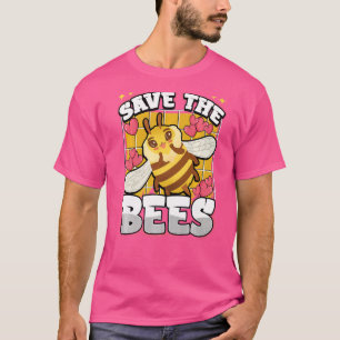 Camiseta Salve As Abelhas Abelhões Abelhas Mel Cuidado Com