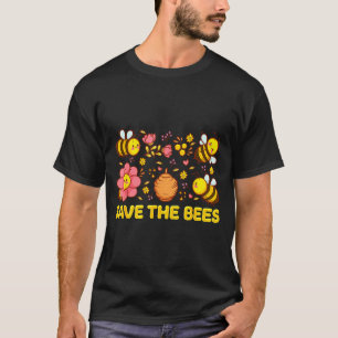 Camiseta Salve As Abelhas Dia Da Terra Salve Nosso Planeta