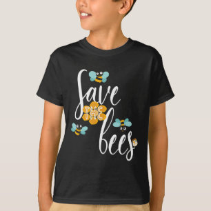 Camiseta Salve As Abelhas Do Planeta Sobre A Terra.