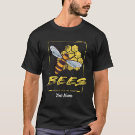 Camiseta Salve as Abelhas para apicultor e Apicultor