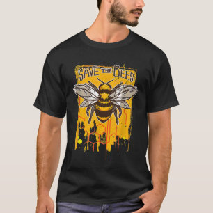 Camiseta Salve As Abelhas Para O Meio Ambiente Apicultor Ho