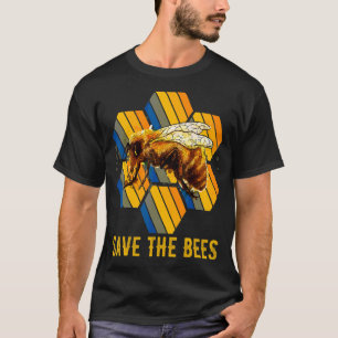 Camiseta Salve As Abelhas Que Voam Insetar Abelhas De Grupo