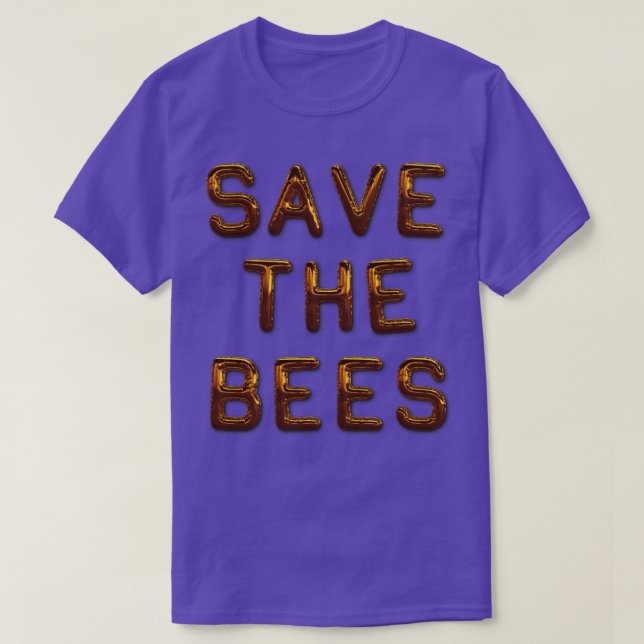Camiseta Salve As Abelhas Salve O Planeta (Frente do Design)