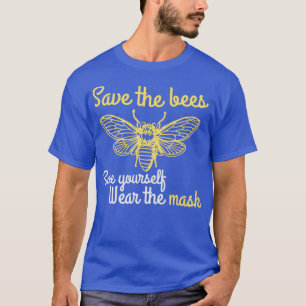 Camiseta Salve as abelhas salve-se use a máscara