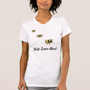 Camiseta Salve as abelhas salvem o mundo - arte de abelha l