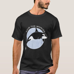 Camiseta Salve As Baleias I Ocean Environmental Protection