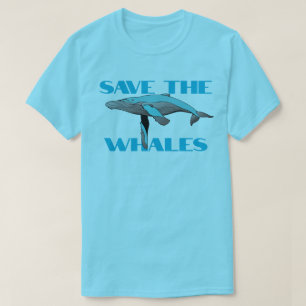 Camiseta Salve as baleias jubarte