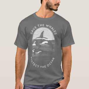 Camiseta Salve As Baleias Protegendo A Baleia Assassina Da