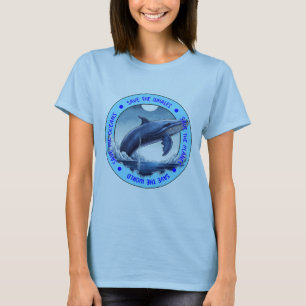 Camiseta Salve as baleias, salve o oceano, salve o meio amb