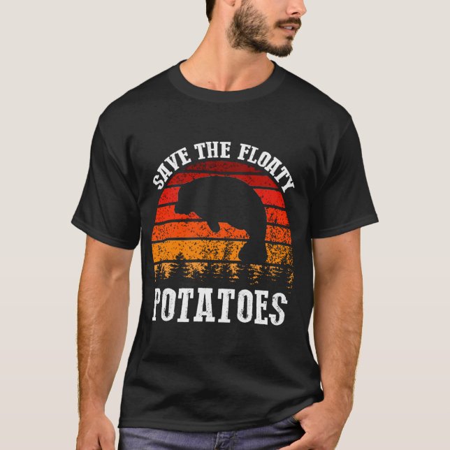 Camiseta Salve As Batatas Flutuantes (Frente)