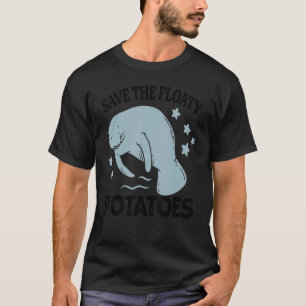 Camiseta Salve As Batatas Flutuantes - Vacas Marinhas Manat