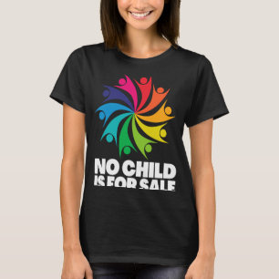 Camiseta Salve As Crianças Acabe Com o Tráfico de Crianças