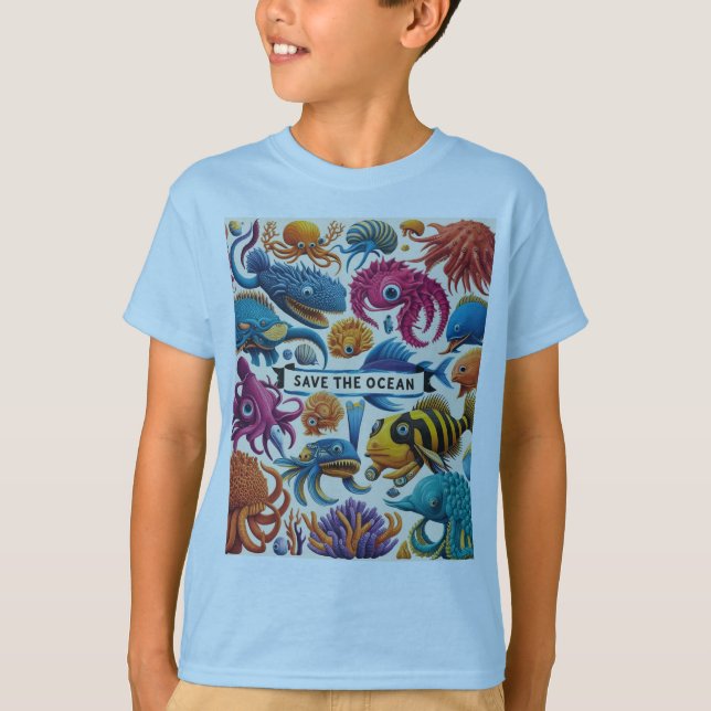 Camiseta Salve as criaturas (Frente)