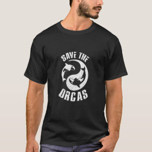 Camiseta Salve As Orcas Baleia Assassina Orca Panda Marinho