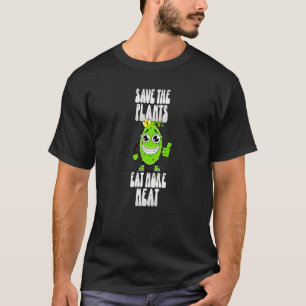 Camiseta Salve as Plantas coma mais Carne Anti Vegano 3