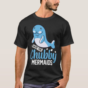 Camiseta Salve As Sereias Vaca Gorda Manatim Flutuante Po