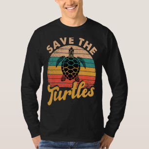 Camiseta Salve As Tartarugas Direitos Dos Animais Ruas Da T