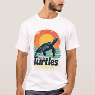 Camiseta Salve As Tartarugas Direitos Dos Animais Tartaruga