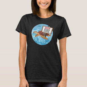 Camiseta Salve as Tartarugas do Mar - Mar de Animais do Oce