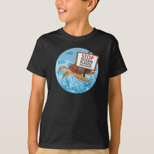 Camiseta Salve as Tartarugas-Do-Mar - Oceano Animal Sea Tu