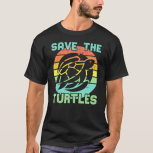 Camiseta Salve As Tartarugas Dos Direitos Dos Animais