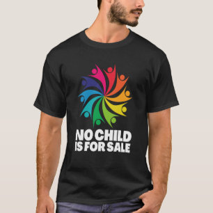 Camiseta Salve Crianças Acabam Com O Tráfico De Crianças Pa