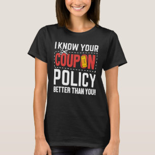 Camiseta Salve de casal Eu conheço sua política de cupom me