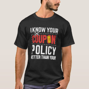 Camiseta Salve de casal Eu conheço sua política de cupom me