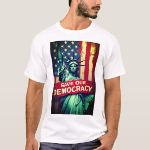 Camiseta Salve Democracia Impeach Trump