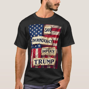 Camiseta Salve Democracia Impeach Trump