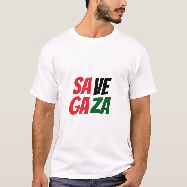 CAMISETA SALVE GAZA (Frente)