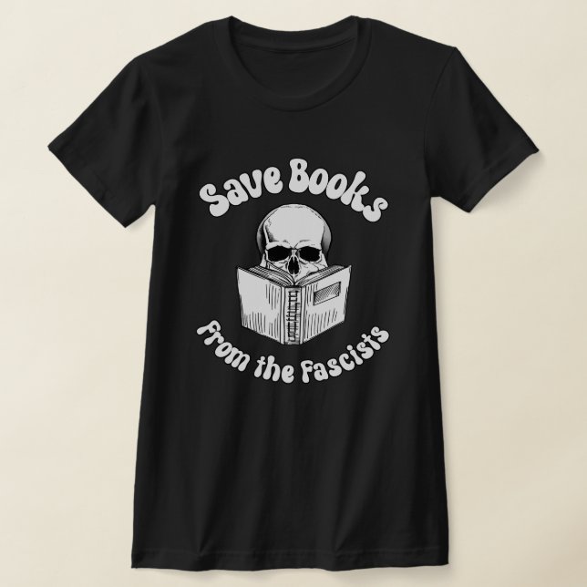 Camiseta Salve livros dos fascistas (Postura )