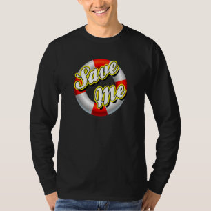 Camiseta Salve-me de Emergência do Instalador de Crise de S