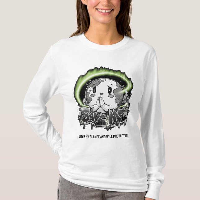 Camiseta Salve-Me Vestir A Sua Mensagem, Inspire Mudança! (Frente)