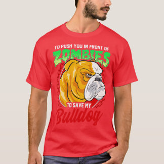Camiseta Salve Meu Cachorro De Cachorros De Zumbis