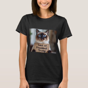 Camiseta Salve-nos Trump Basic T-Shirt