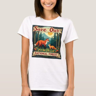 Camiseta Salve nossa Floresta Nacional