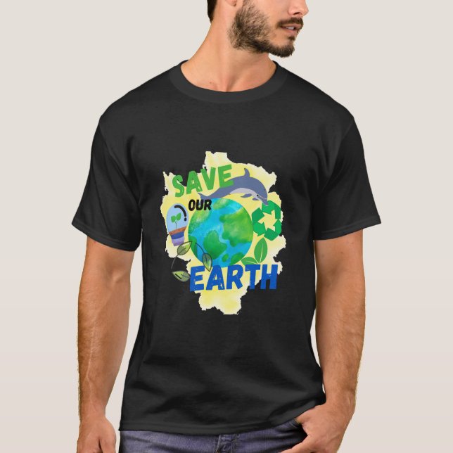 Camiseta Salve nossa Terra (Frente)