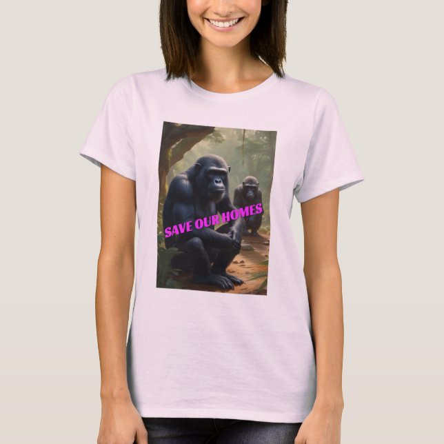 Camiseta Salve nossas casas (Frente)