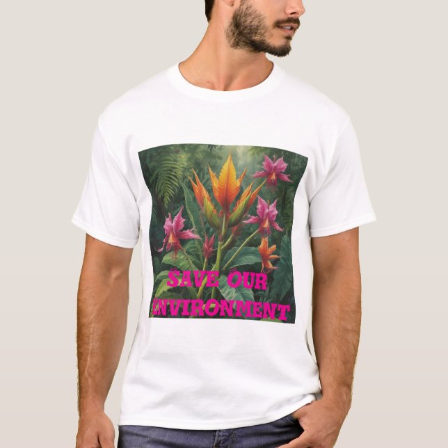 Camiseta Salve nosso ambiente (Frente)