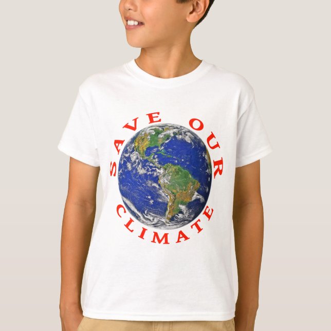 Camiseta Salve Nosso Clima com a Terra (Frente)