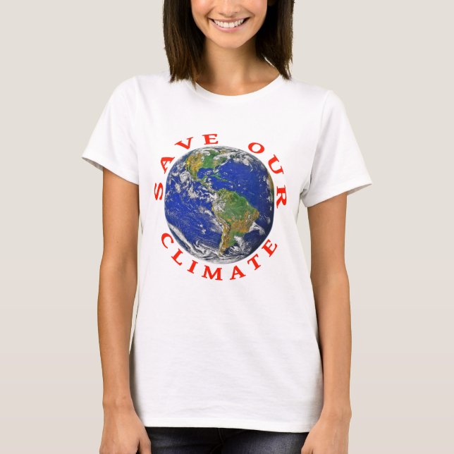 Camiseta Salve Nosso Clima com a Terra (Frente)