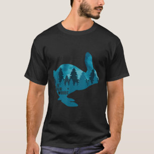 Camiseta Salve nosso Coelho de Proteção Ambiental das Flore