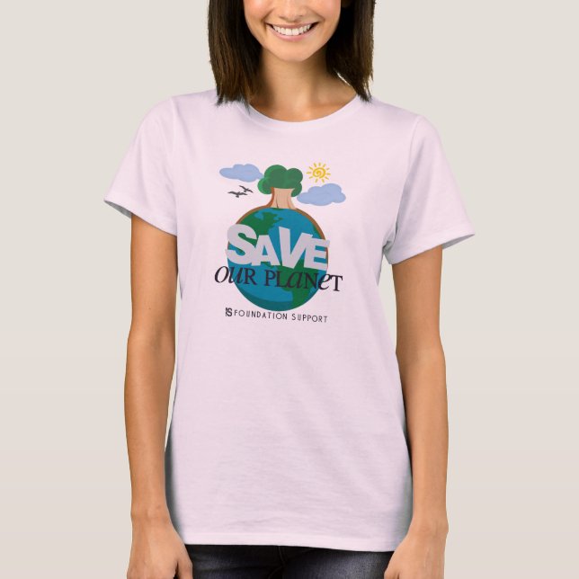 Camiseta Salve nosso planeta (Frente)