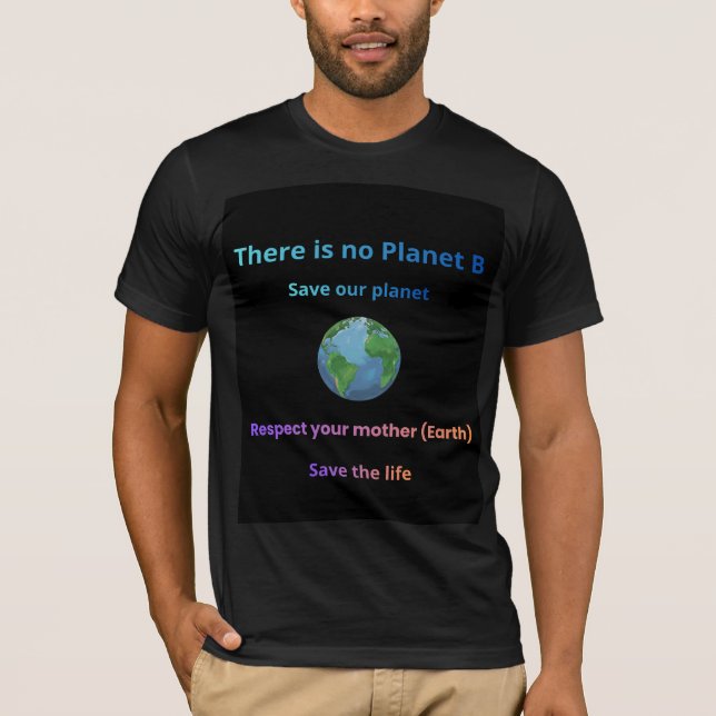 Camiseta Salve nosso planeta (Frente)