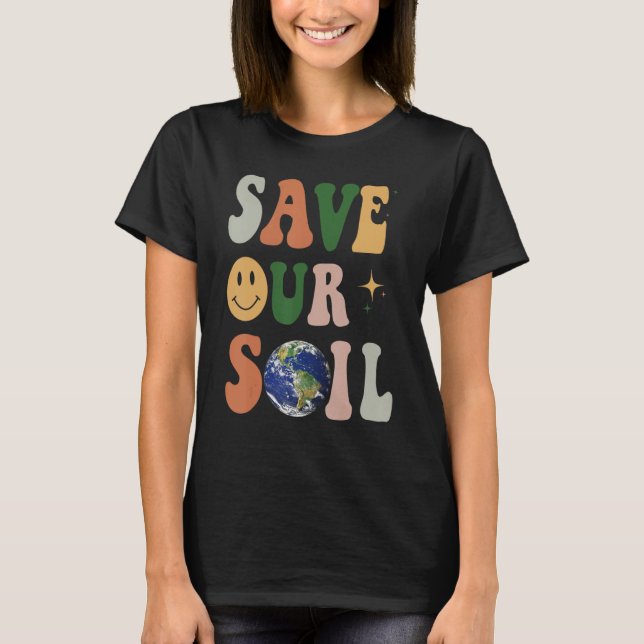 Camiseta Salve Nosso Suporte De Solo Salve Movimento De Sol (Frente)