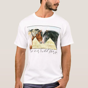 Camiseta Salve nossos Cavalos Selvagens