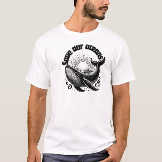 Camiseta Salve nossos oceanos