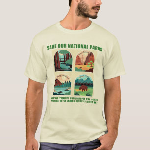 Camiseta Salve nossos parques nacionais