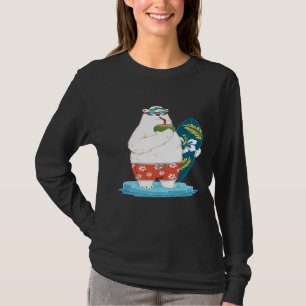 Camiseta Salve o Aquecimento Global do Urso Pilar Ártico